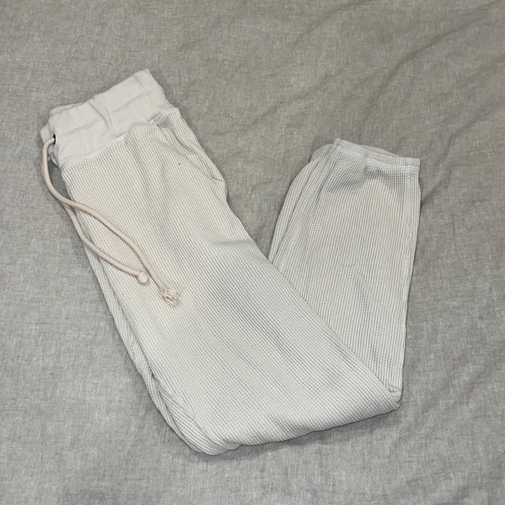 Abercrombie waffle knit joggers